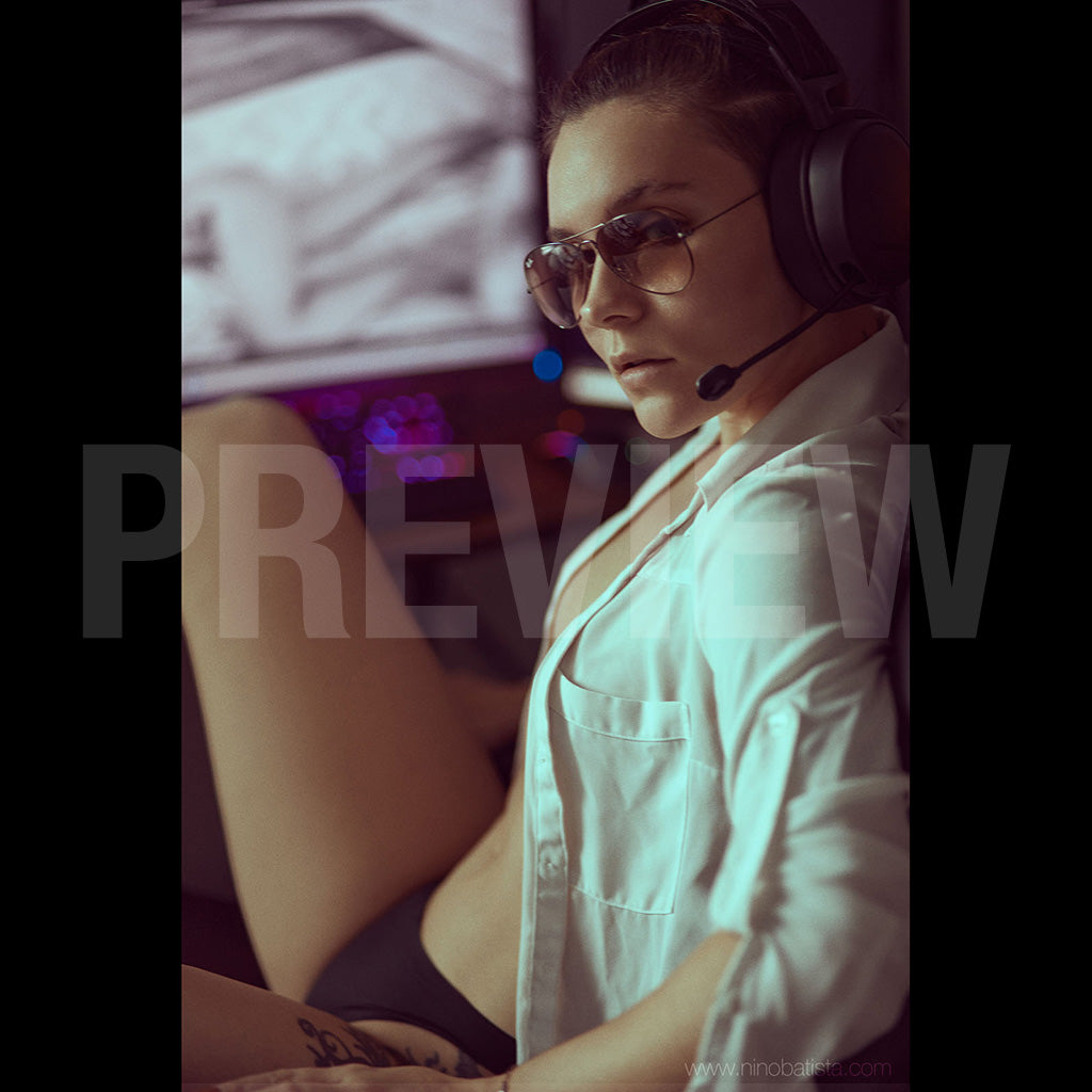 Briana Noir: Gamer by Nino Batista