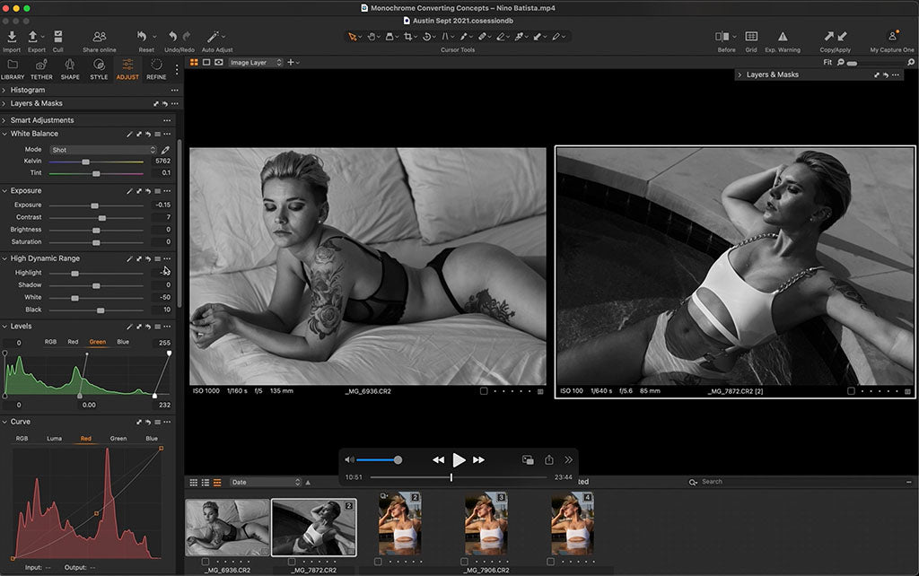 Capture One & Photoshop: Black and White Conversion Tutorial