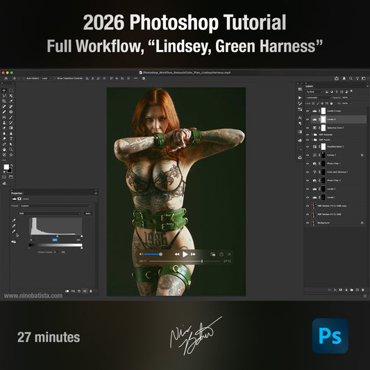2026 Photoshop Workflow: Lindsey Green Harness