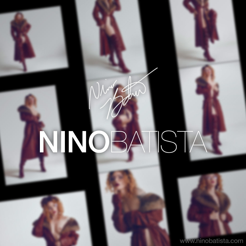 Briana Noir: Vintage Coat by Nino Batista