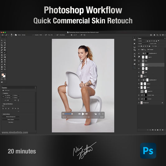 Photoshop Skin Workflow: Aleya in Studio