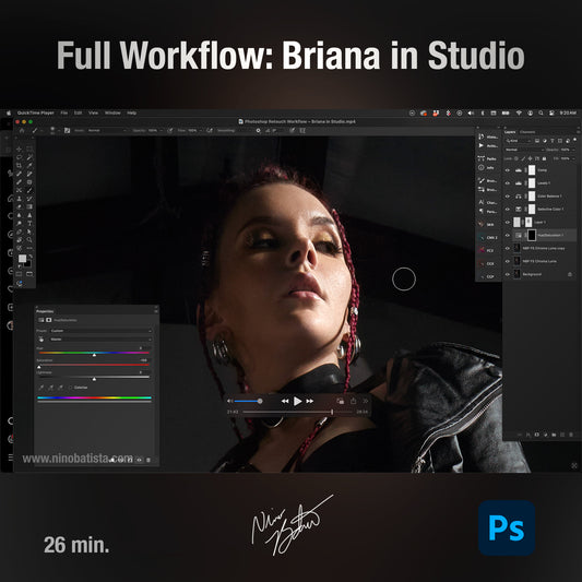 Tutorial: Photoshop Workflow | Briana in Studio