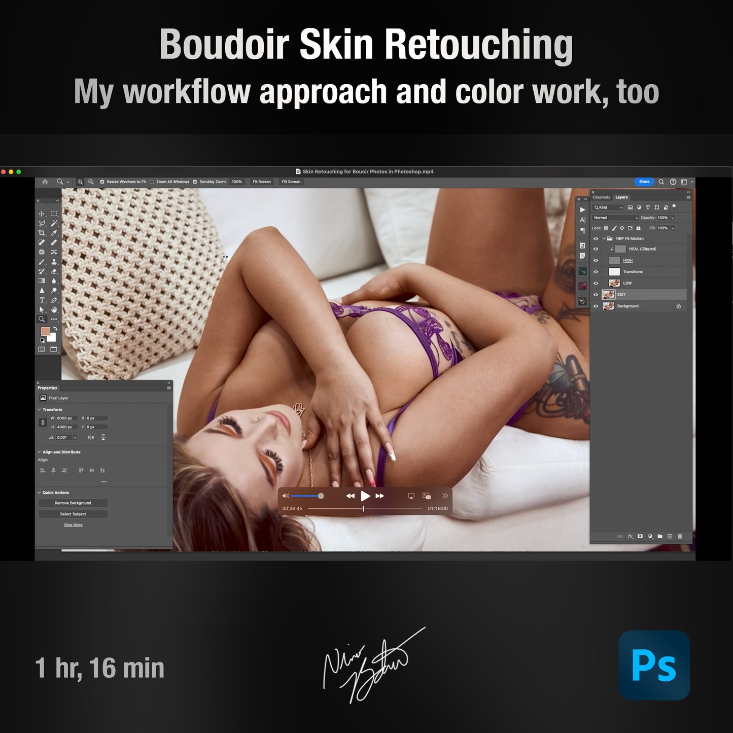 Photoshop: Skin Retouching Tutorial