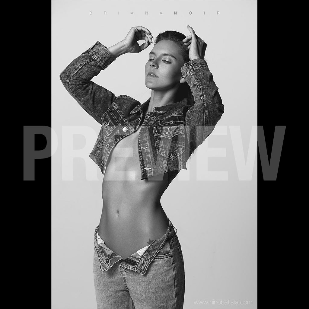 Briana Noir: Denim Studio by Nino Batista