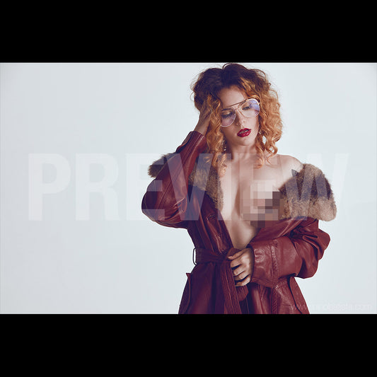 Briana Noir: Vintage Coat by Nino Batista