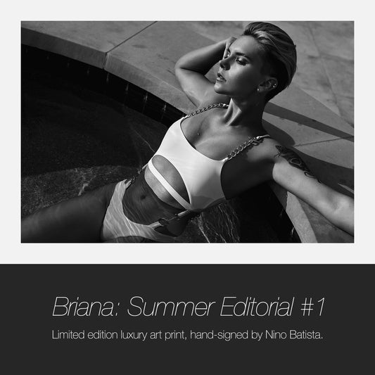 Briana: Summer Editorial #1 – Limited Signed Art Print 1 of 5